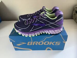 NEW Brooks Adrenaline GTS 16 Women's Running Shoes - Purple/Green - Sz 7