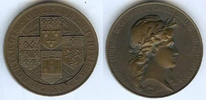 Médaille de table - ORLEANS centenaire chambre de commerce 1803/1903 d=46mm - Picture 1 of 1