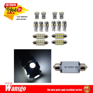 14PCS 12V White Car Interior LED Lamp Package For Ford F350 F450 F550 1999-2016 - Picture 1 of 8