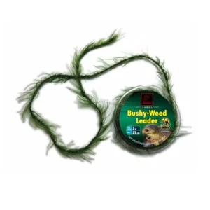 Behr Red Carp Bushy Weed Leader 3m 4231522 Braided Carp Precursor Camo - Picture 1 of 1