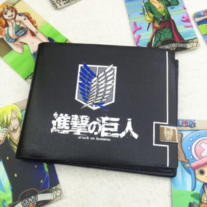 Attack On Titan Cartera Bolso Estuche Moda Billetera Portátil Cartera Regalo - Imagen 1 de 3