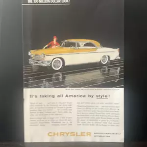 Vintage 1955 Chrysler New Yorker Deluxe Werbung - Bild 1 von 4