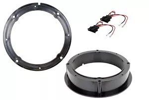 FRONT &REAR DOOR SPEAKER ADAPTOR RINGS SPACERS 165MM 6.5" FOR SKODA FABIA MK1  - Picture 1 of 1