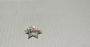 Wal-Mart Sponsor Star Pin Silver Tone Employee Lapel Pin Pinback Vintage - Picture 1 of 2