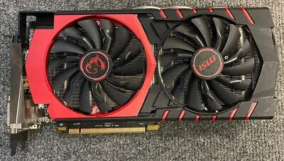 MSI R9 380 GAMING 4G Graphics Card with DP, DVI-I, and HDMI AS-IS - Image 1 of 4