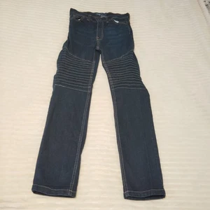 Jeans donna vintage Express lavaggio scuro taglia 12 dettagli toppa - Foto 1 di 10