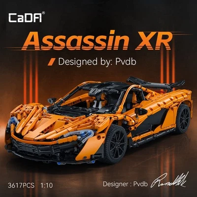 MISB CaDa CadFi Master McLaren P1 "Assassin XR" Technic Set, 3,617 Parts - Image 1 of 4