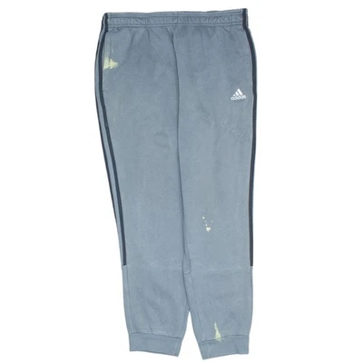 Adidas Mens Grey Sweatpants Joggers L Elastic Waist Casual Tapered - Image 1 of 4
