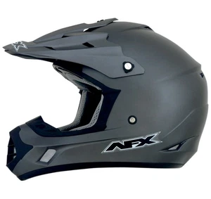 AFX FX-17 Solid MX Offroad Helmet Frost Gray - Picture 1 of 4