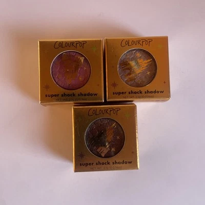 DISNEY Colourpop Super Shock Shadow Lot (x3) Almost There, Be Our Guest, Love - Image 1 of 4