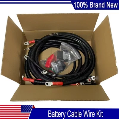 Battery Cable Wire Kit For Cummins Dodge RAM Truck Gen 3 5.9L 24 Valve 2003-2007 Foto 1 de 4