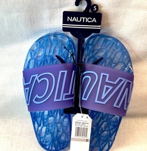 Nautica Pantoletten Sandalen Damen 5 wasserdicht klassisch klare Sohle Komfort Alltag - Bild 1 von 9