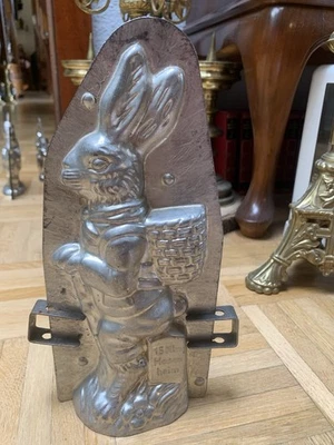 Schöne alte Hasenform Schokoladenform Osterhase 15 km Hasenheim Backform Nr 4153 - Bild 1 von 4