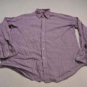 Vintage Ralph Lauren Shirt Mens Large Classic Fit Button Down Y2K - Picture 1 of 10
