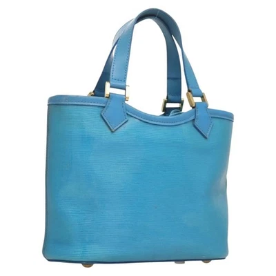 LOUIS VUITTON Epi Plage Mini Lagoon Bay Hand Bag Blue M92472 LV Auth 125274 - Image 1 of 4