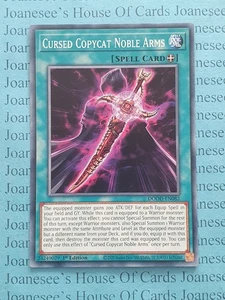 DOOD-EN082 Cursed Copycat Noble Arms Yu-Gi-Oh Card 1st Edition New - Picture 1 of 3
