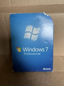 Microsoft Windows 7 Professional 64bit 32bit Disc Install License NEW GENUINE - Picture 1 of 6