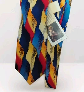 NWT - J Garcia Mens Formal Neck Tie Stonehenge 57"L x 4"W Multicolor NEW - Picture 1 of 6