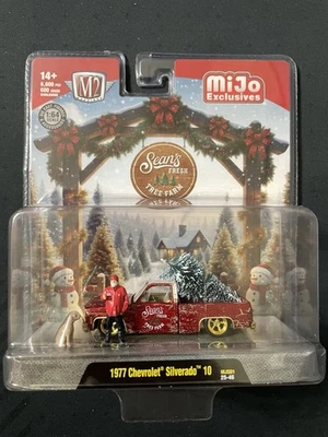 CHASE ! M2 Machines 1:64 Diorama Sean’s Fresh Tree Farm 1977 Silverado 10 - Image 1 of 4