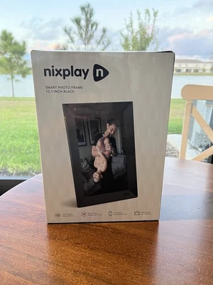 Nixplay W10F 10.1 inch Smart Digital Photo Frame - Black - Image 1 of 3