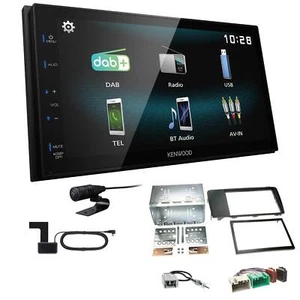 Kenwood 2-DIN Digital Autoradio DAB+ Bluetooth für Volvo XC70 2004-2007 schwarz - Bild 1 von 5