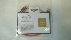 Corning ST to ST fiber jumper multimode 62.5/125 MMF duplex 1m - Picture 1 of 2