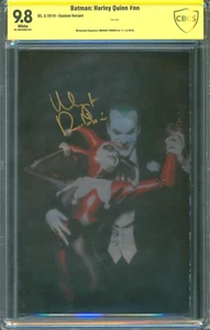 Batman: Harley Quinn CBCS 9.8 ⭐ SIGNED MARGOT ROBBIE ⭐ Ross Custom FOIL VARIANT - Picture 1 of 3