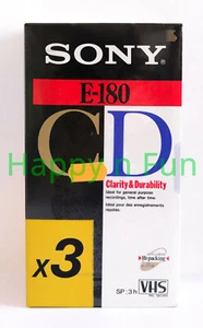 Lot de 3 cassettes VHS Sony 180 min neuf / new  - Picture 1 of 4