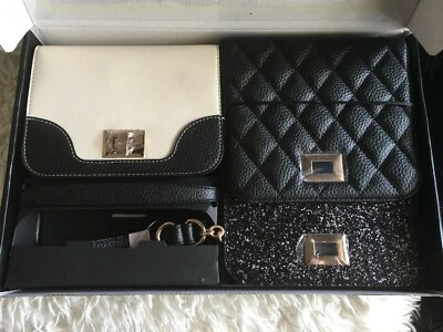 CYNTHIA ROWLEY Mix & Mingle Bolso Conjunto Bandolera 3 Estilos Nuevo en Caja Foto 1 de 4