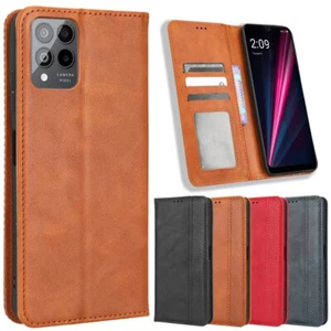 For T-Mobile Revvl 7 6X 6 Pro Leather Wallet Card Holder Case+Screen Protector - Picture 1 of 24