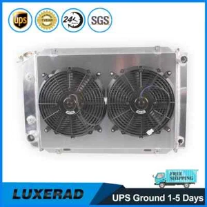 3-Row Full Aluminum Radiator Fans for 79-93 Ford Mustang Foxbody 5.0L 2.3L AT/MT - Picture 1 of 13