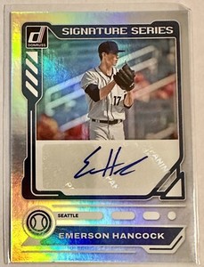 2023 Donruss Baseball Emerson Hancock Signature Series Auto #SS-EH - MARINERS