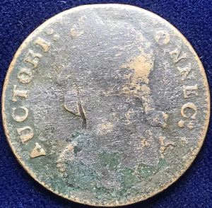 United State, Connecticut: 1780’s 1/2 Penny - Picture 1 of 2
