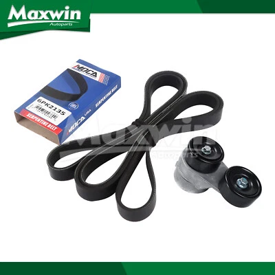Serpentine Belt Component Kit Fit Acura MDX RL TL Honda Accord Odyssey Pilot - Изображение 1 из 4