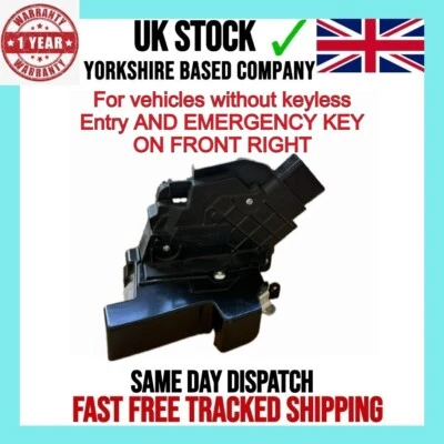 ЗАМОК ПЕРЕДНЕЙ ПРАВОЙ ДВЕРИ ДЛЯ VOLVO V70 III 2007-ON 31253658 АВАРИЙНЫЙ КЛЮЧ - Изображение 1 из 4