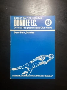 1977-78 Dundee v Montrose Scottish League Cup 1st Round Programme - Picture 1 of 2