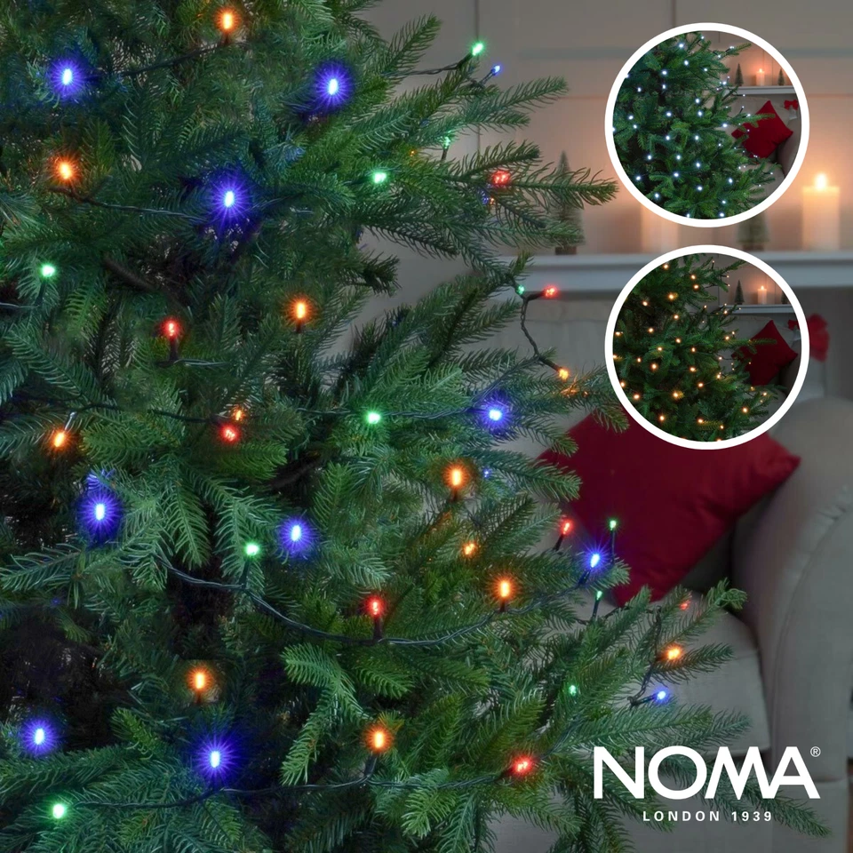 Christmas Tree Lights Decorations Long Lasting Battery Powered 600 LED - Image 1 of 1