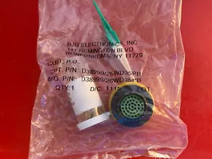 D38999/26WD35PB SOURIAU Conn 37 Position Circular Plug Male Pins Crimp - Picture 1 of 3