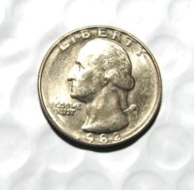 ERROR Cuarto 1956-P - Doble Barra 5 - 90% Plata - Circulado #1035 Foto 1 de 4