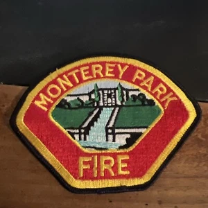 Vintage veralteter California Fire Department Patch Monterey Park - Bild 1 von 1
