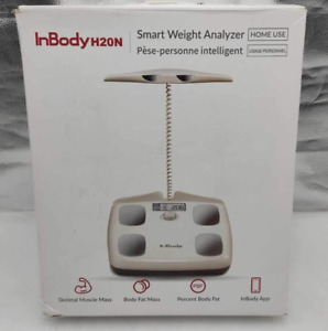 InBody H20N-US Smart Bathroom Scale | Weight, BMI, Fat, Muscle, Fitness (Beige)
