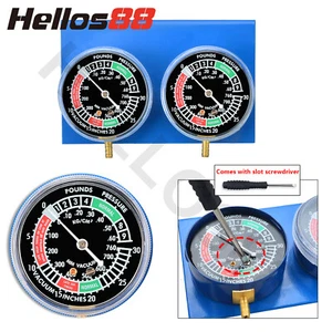 2 Cylinder Motorcycle Fuel Vacuum Carburetor Synchronizer Gauge Sync Tool - Picture 1 of 5