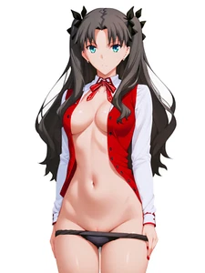 Rin Tohsaka Fate Weatherproof Anime Sticker 6" Car Decal - Picture 1 of 1