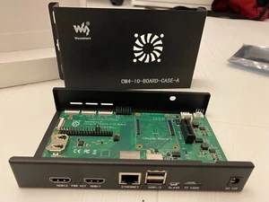 Metal Enclosure Case with FAN for RaspberryPi Compute Module 4 IOBoard CASE ONLY - Picture 1 of 13