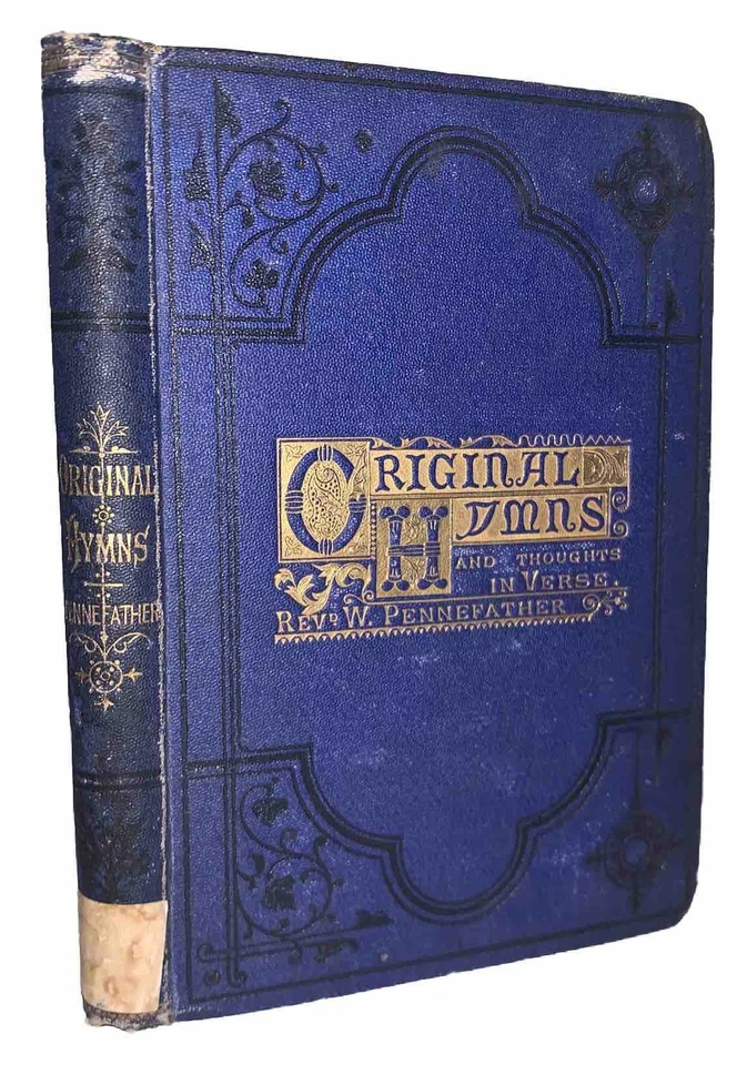 1875, 1st Ed, ORIGINAL HYMNS & THOUGHTS IN VERSE, PENNEFATHER, CHRISTIAN POETRY - Image 1 of 4