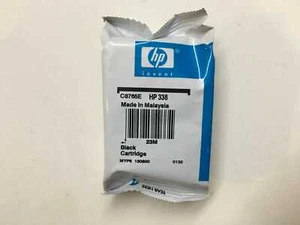 original HP Tintenpatrone 338 Black Schwarz C8765E mit Rechnung - Bild 1 von 2