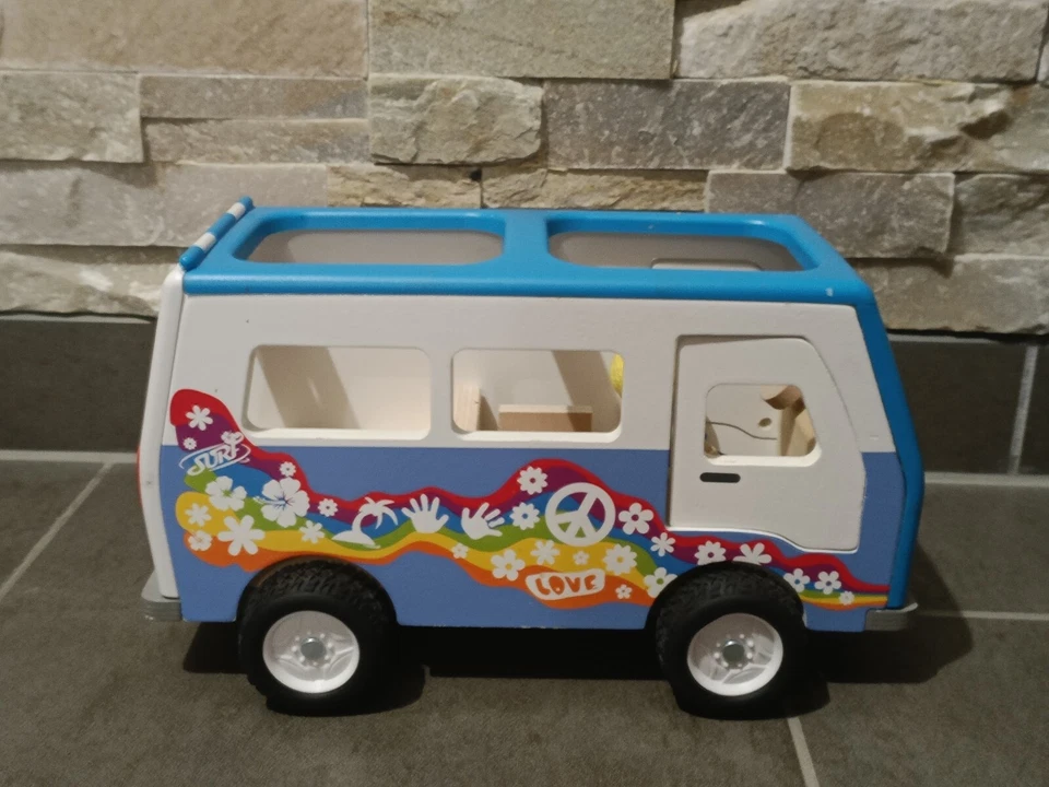 Multivan surf hippie in legno , stile Bulli T1 - Immagine 1 di 4