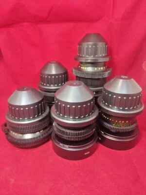 Cine Mod Lens Set 20/28/37/50/58/85/135mm Arri PL Canon Mir Jupiter Helios Tair - Image 1 of 4