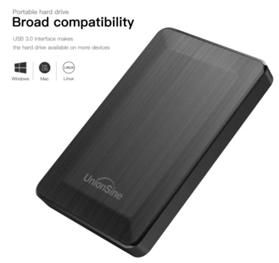 Disque dur externe portable 1TO/500GO HDD Portable External Hard Drive 1TB/500GB - Photo 1/4