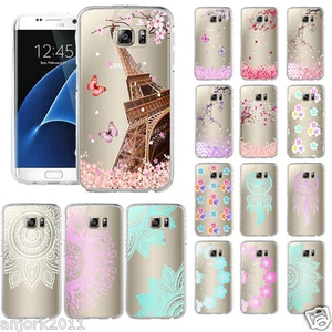 Soft TPU Gel Skin Case Transparent Slim Shockproof Cover for Samsung Models - Picture 1 of 20